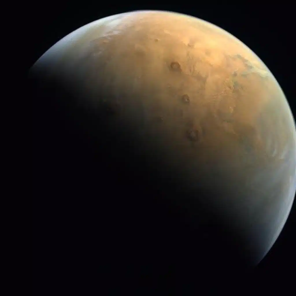 UAE’s Hope Probe First Close-Up Image of Mars (15.02.21)