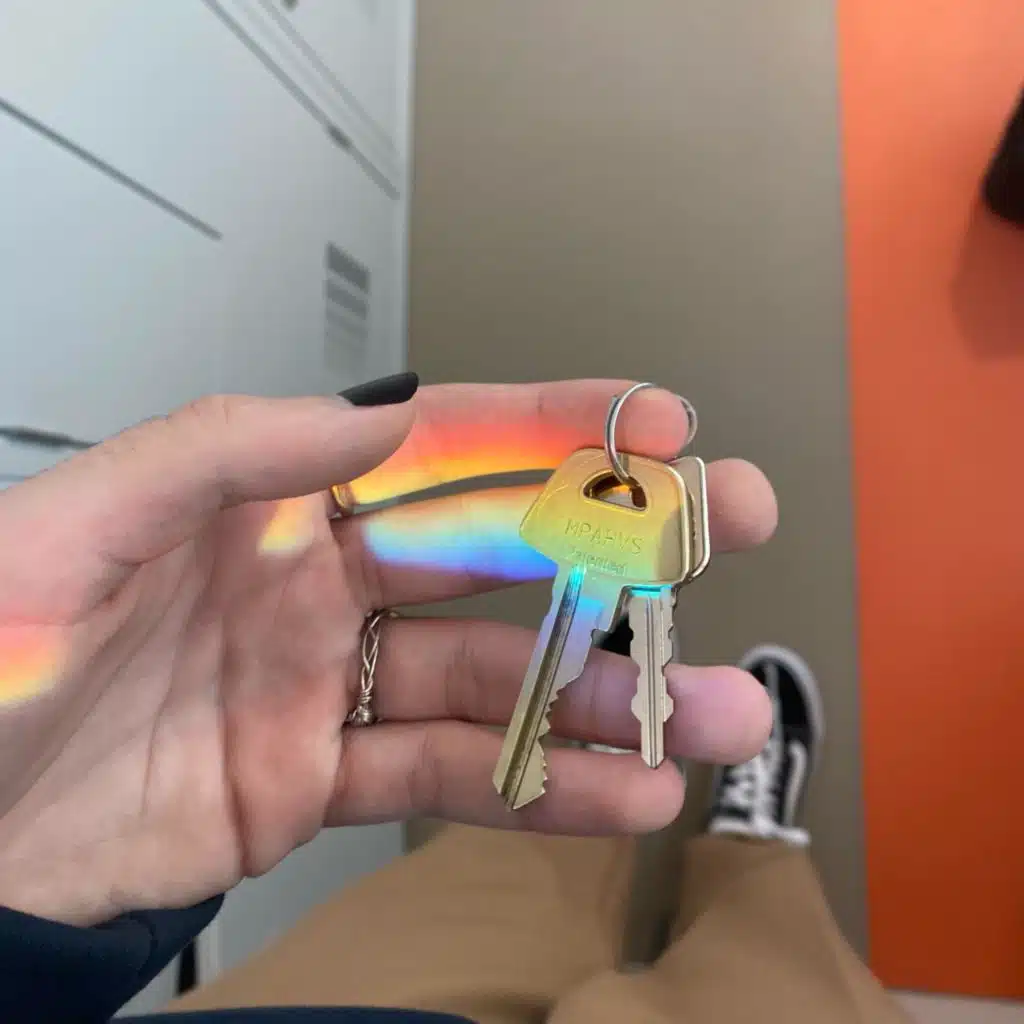 rainbows by the lockers