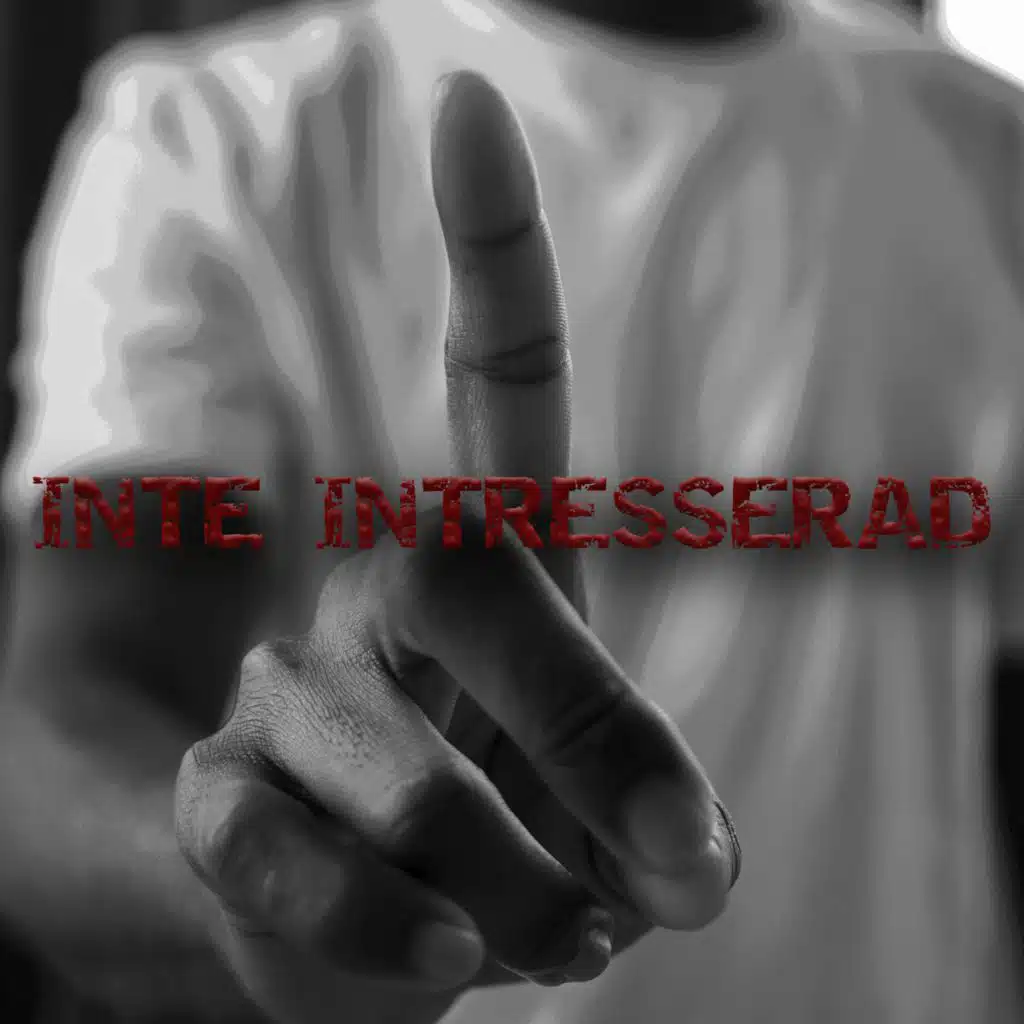 Inte intresserad