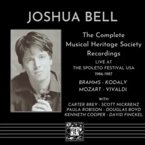 Douglas Boyd, Joshua Bell, Scott Nickrenz & Carter Brey