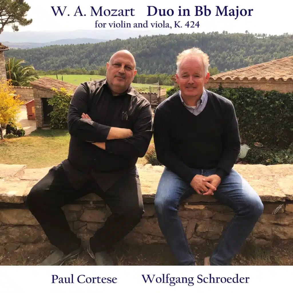 Duo for violin & viola in Bb Major
