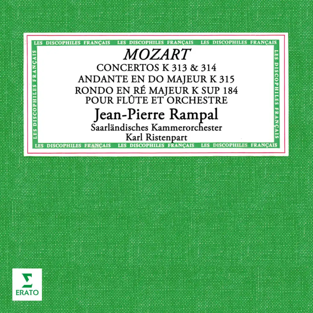Flute Concerto No. 1 in G Major, K. 313: III. Rondo. Tempo di menuetto (Cadenza by Rampal)