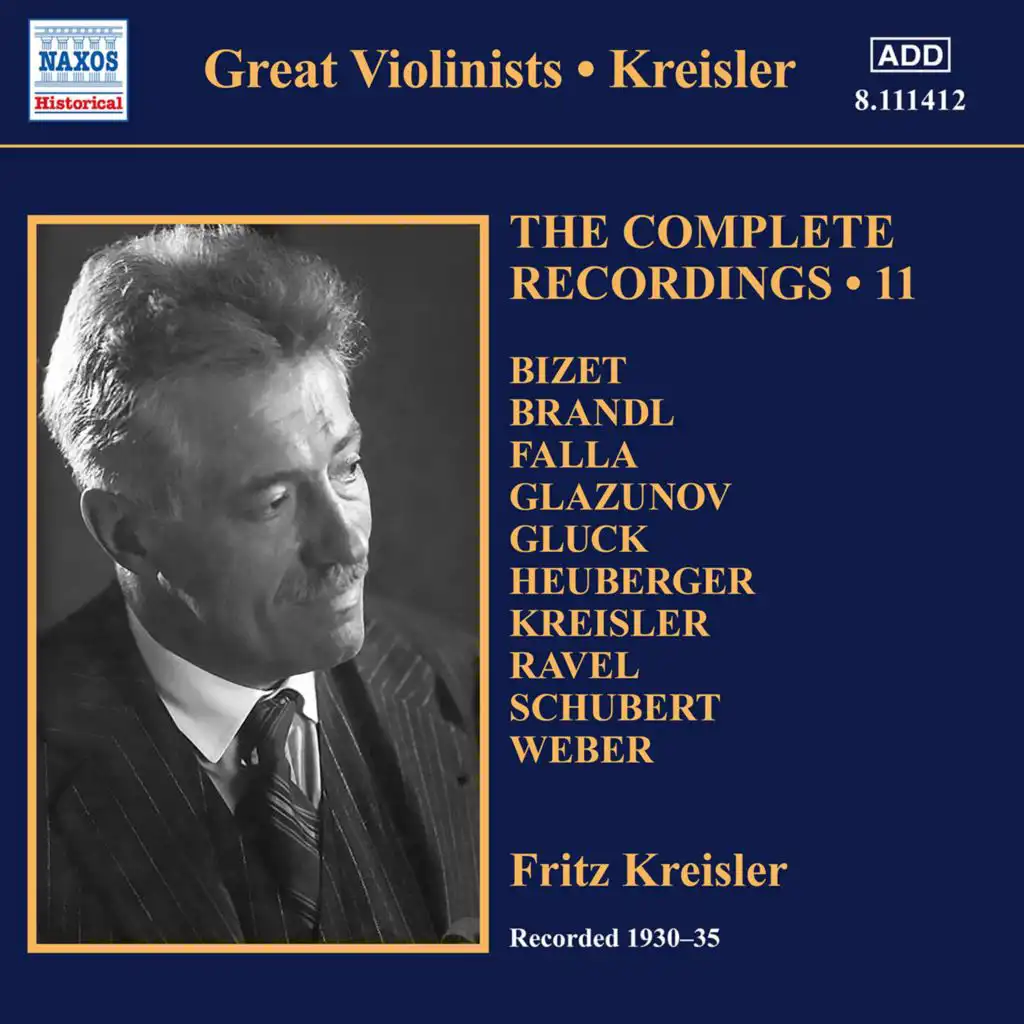 2 Morceaux, Op. 20: No. 2, Sérénade espagnole (Arr. F. Kreisler for Violin & Piano)