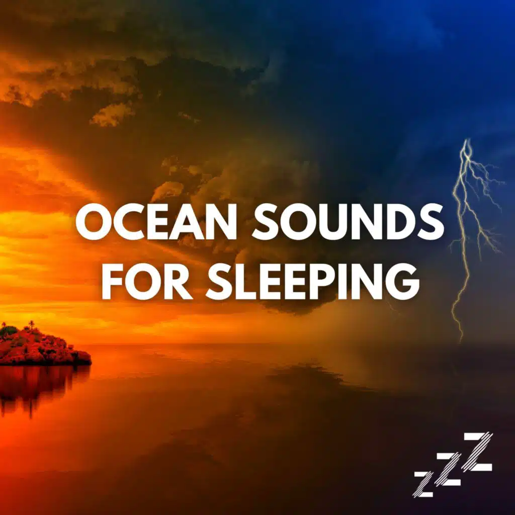 Ocean Sounds for Sleeping, Thunderstorm & Ocean Bank