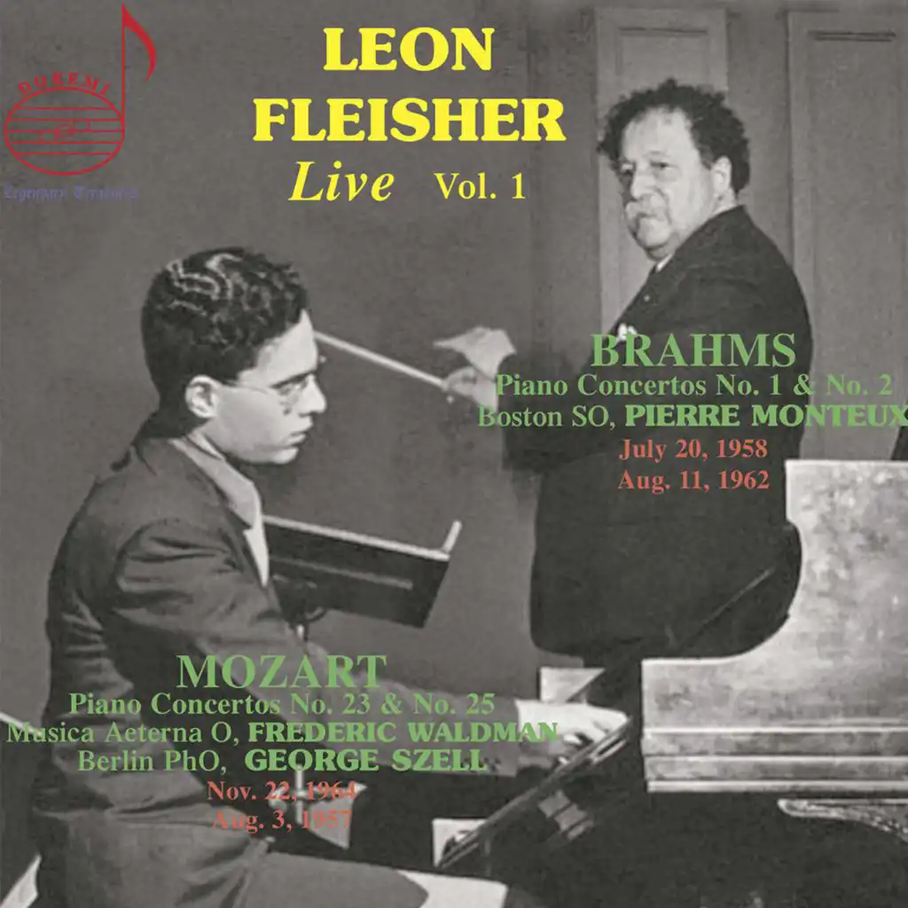 Leon Fleisher, Vol. 1: Brahms & Mozart (Live)