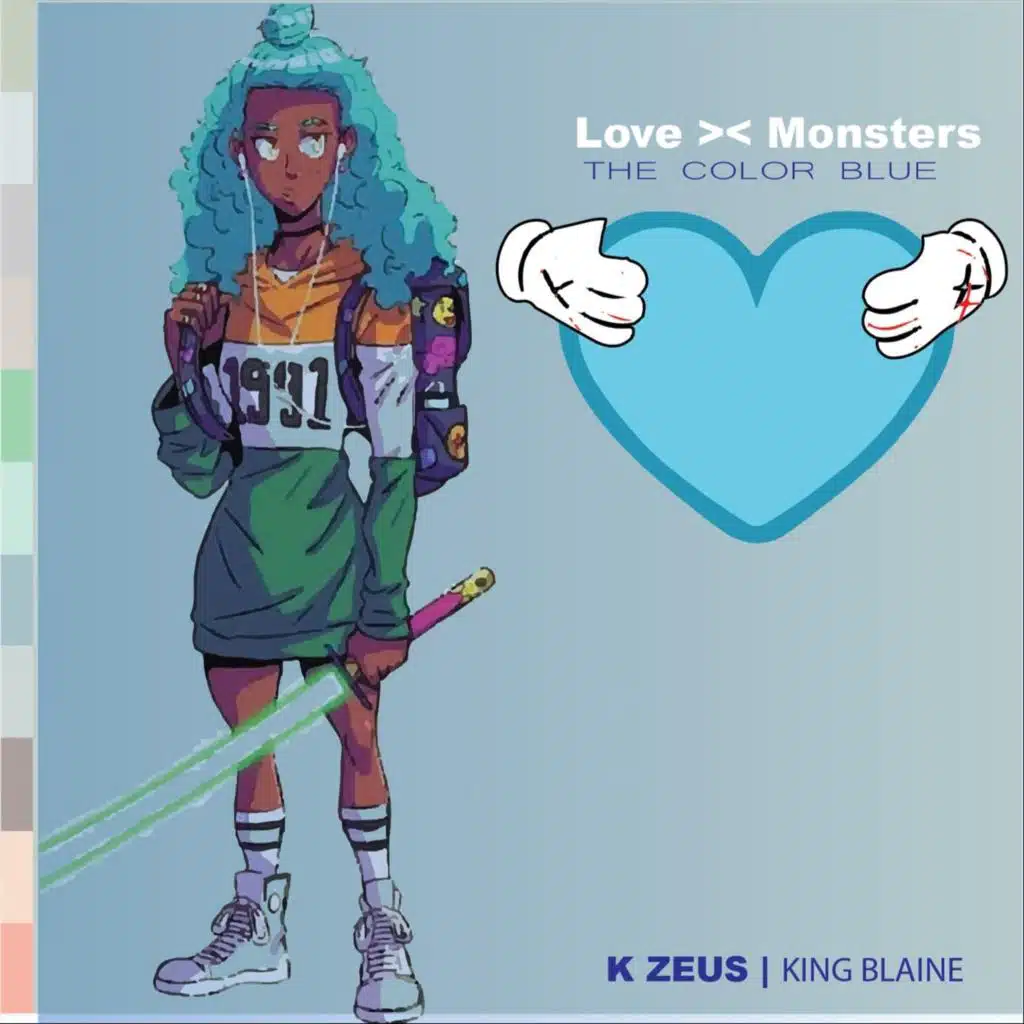 Love>< Monster: The Color Blue