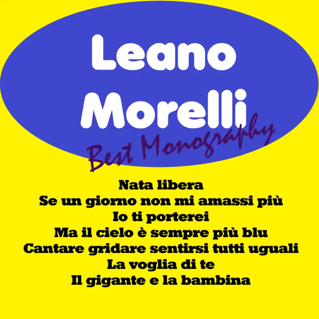 Best monography: Leano Morelli