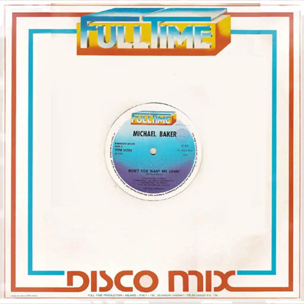 Don't You Want My Lovin' (Instrumental)