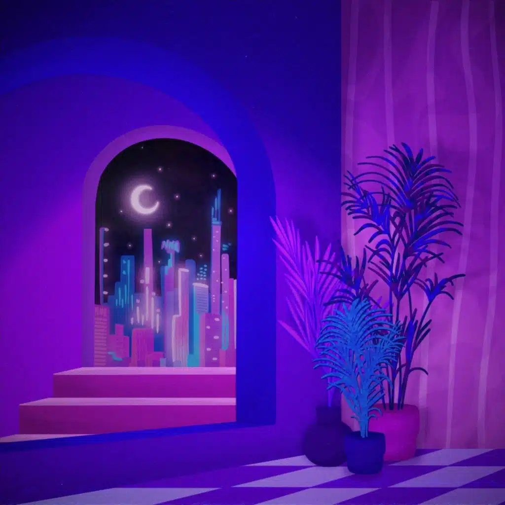 Neon Night Rider