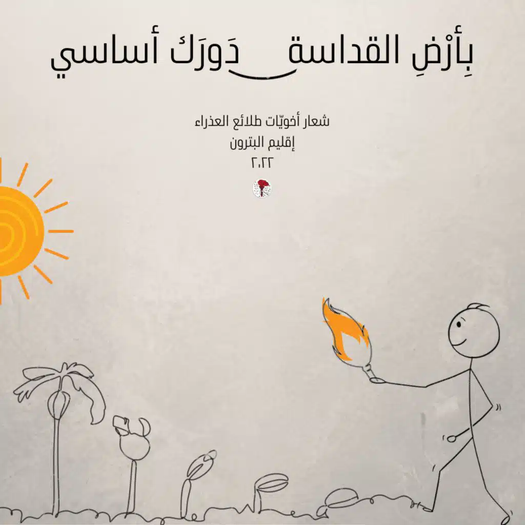 بأرض القداسة دورك أساسي