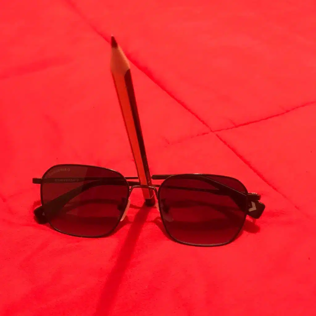 Red Blanketed GlassPencilz