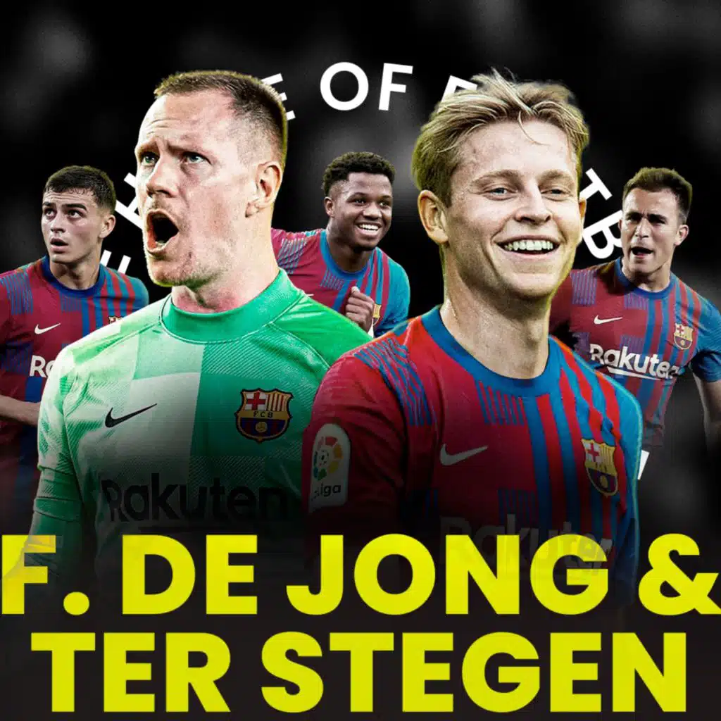 With Frenkie de Jong, Marc-André ter Stegen and CUPRA