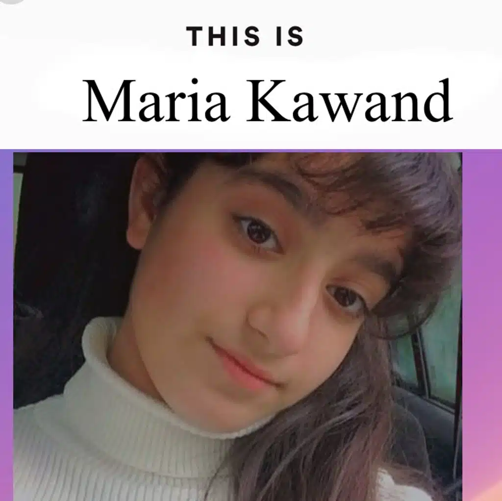 This is Maria Khawand