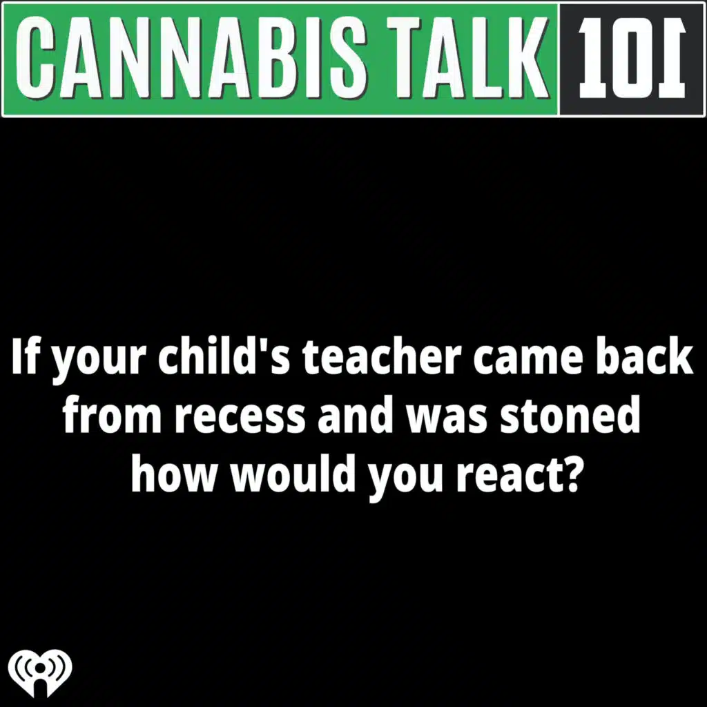 If your child's teacher came back from recess and was stoned how would you react?