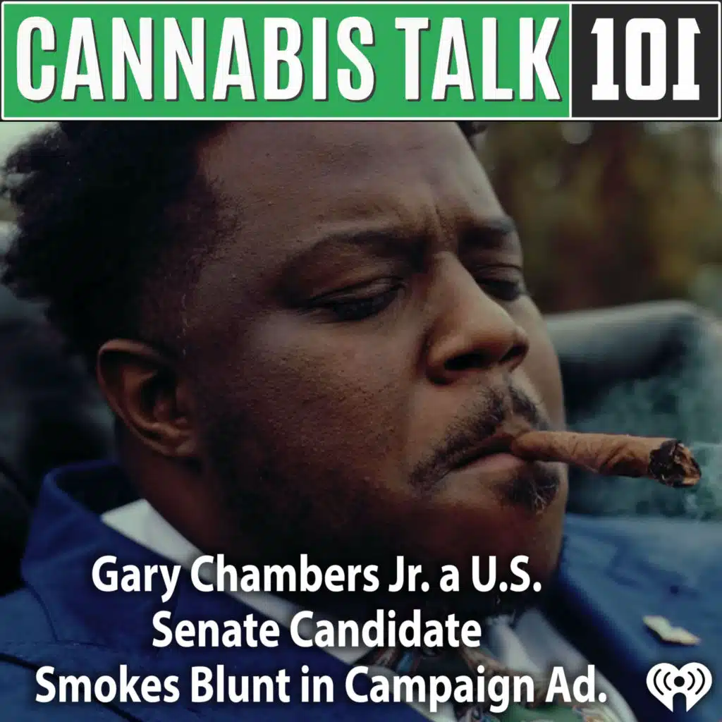 Gary Chambers Jr. a U.S. Senate Candidate Smokes Blunt in Campaign Ad.
