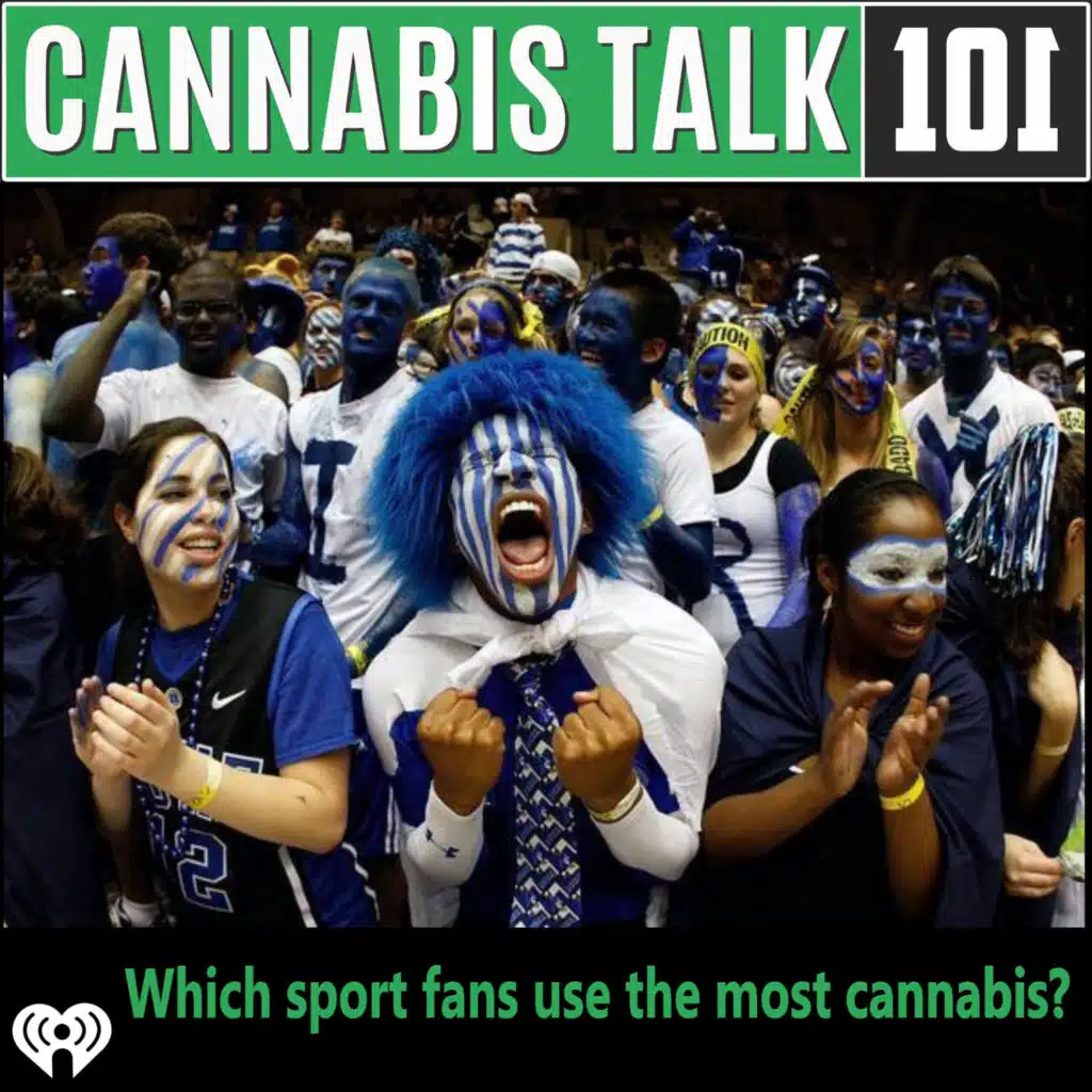 Which sport fans use the most cannabis?