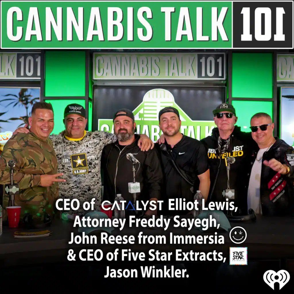 CEO of Catalyst Elliot Lewis, Attorney Freddy Sayegh, John Reese from Immersia & CEO of Five star extracts Jason Winkler.