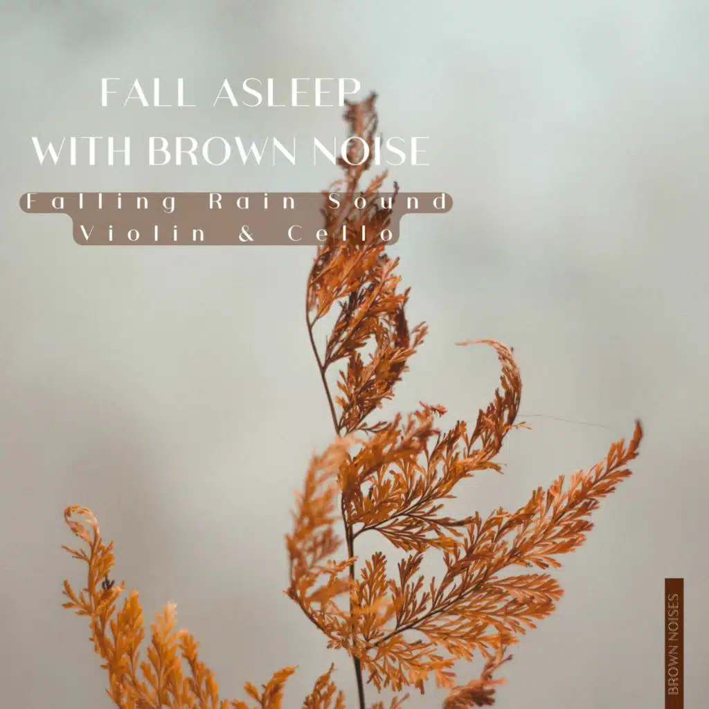 Brown Noise Violin & Cello - A Bed of Roses (with Rain Sound)