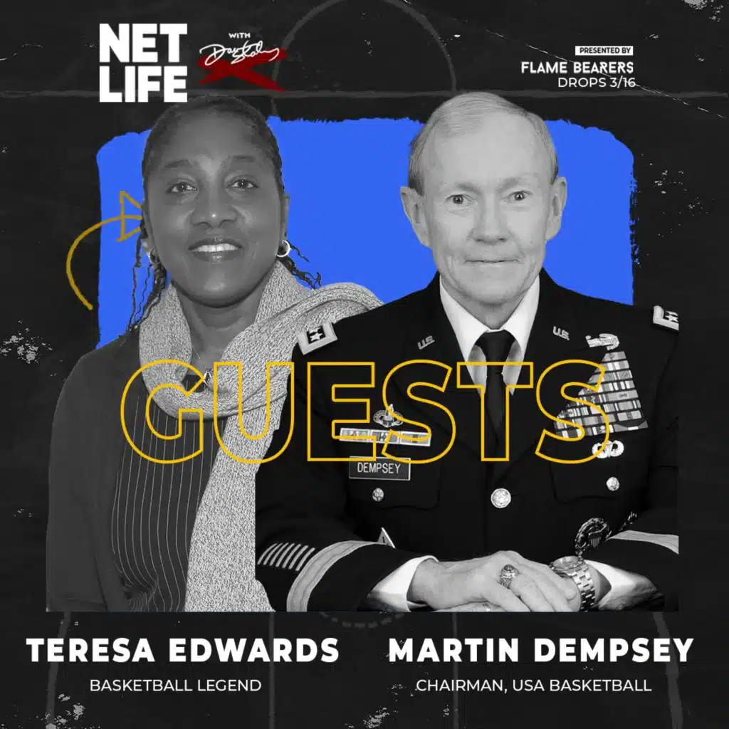 Teresa Edwards & General Martin Dempsey