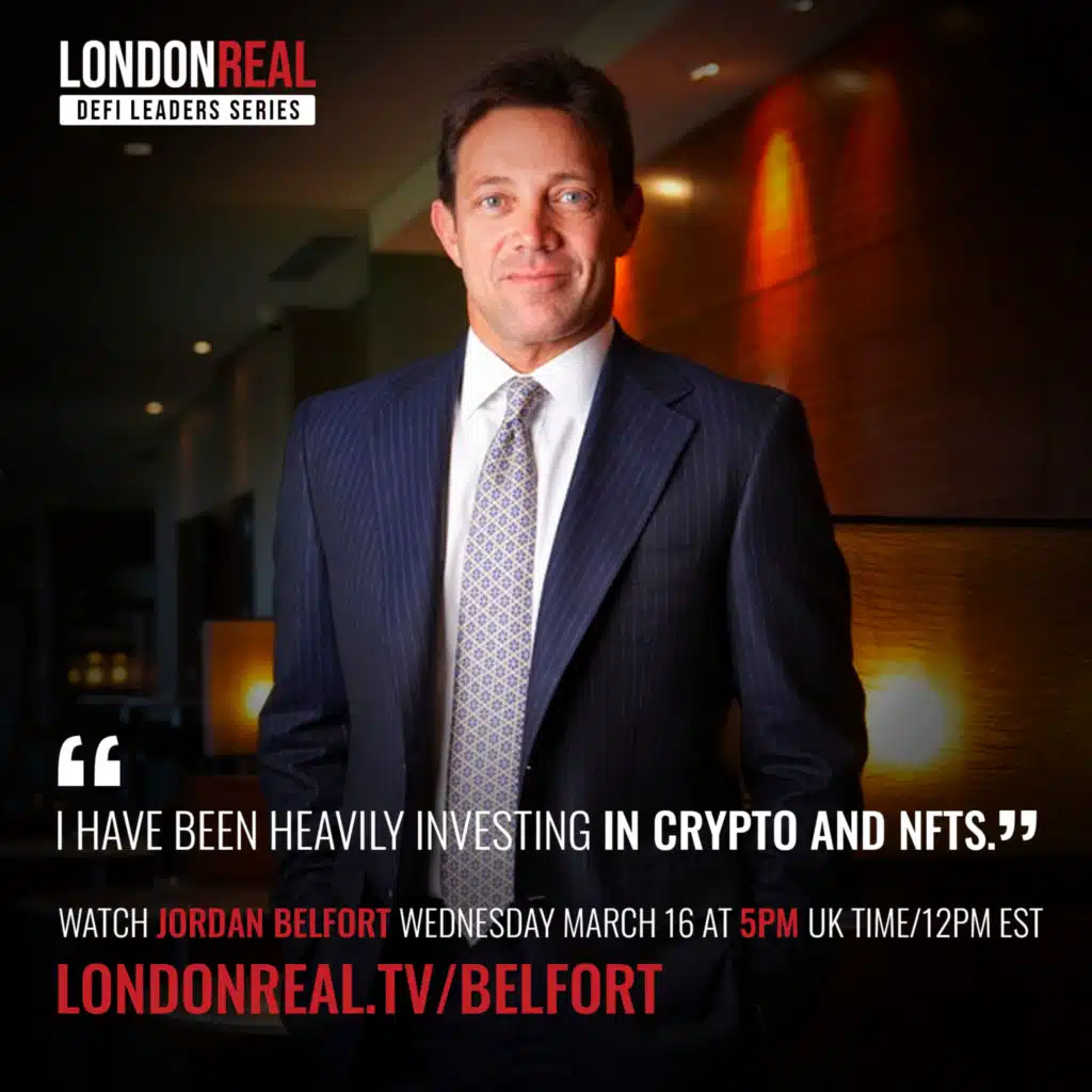 The Wolf of Wall Street - "Crypto fortunes will be made".