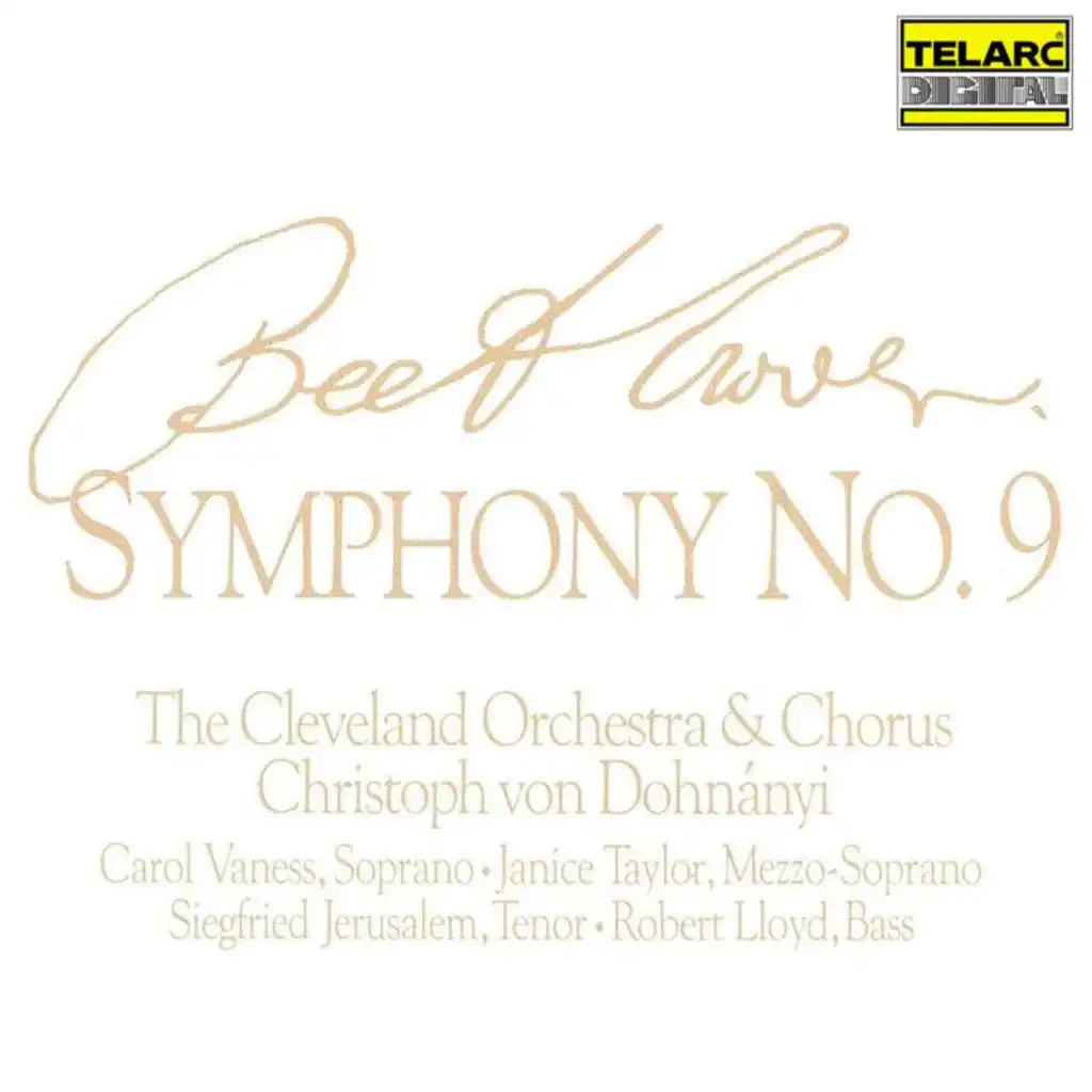 Christoph von Dohnányi, The Cleveland Orchestra, Cleveland Orchestra Chorus, Carol Vaness, Janice Taylor, Siegfried Jerusalem & Robert Lloyd