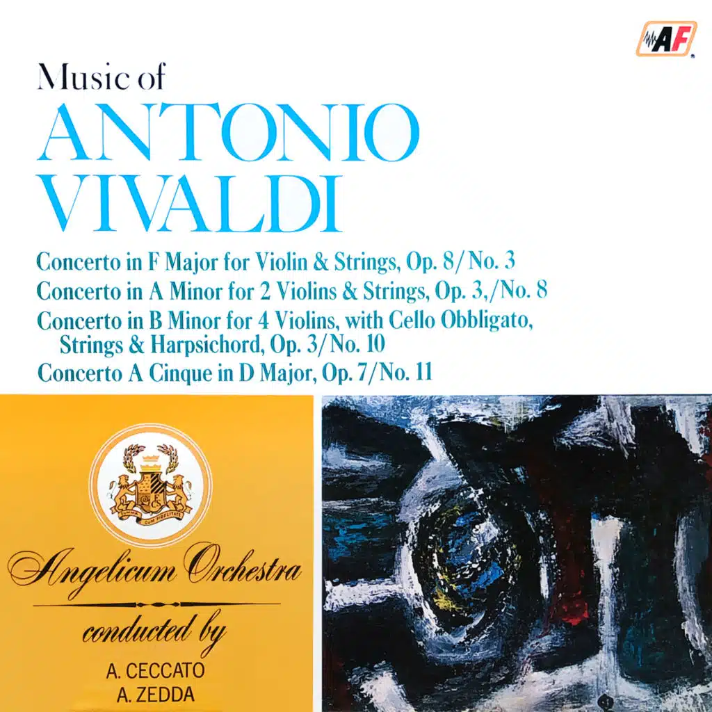 Concerto No. 3 in F Major For Violin & Strings, Op. 8