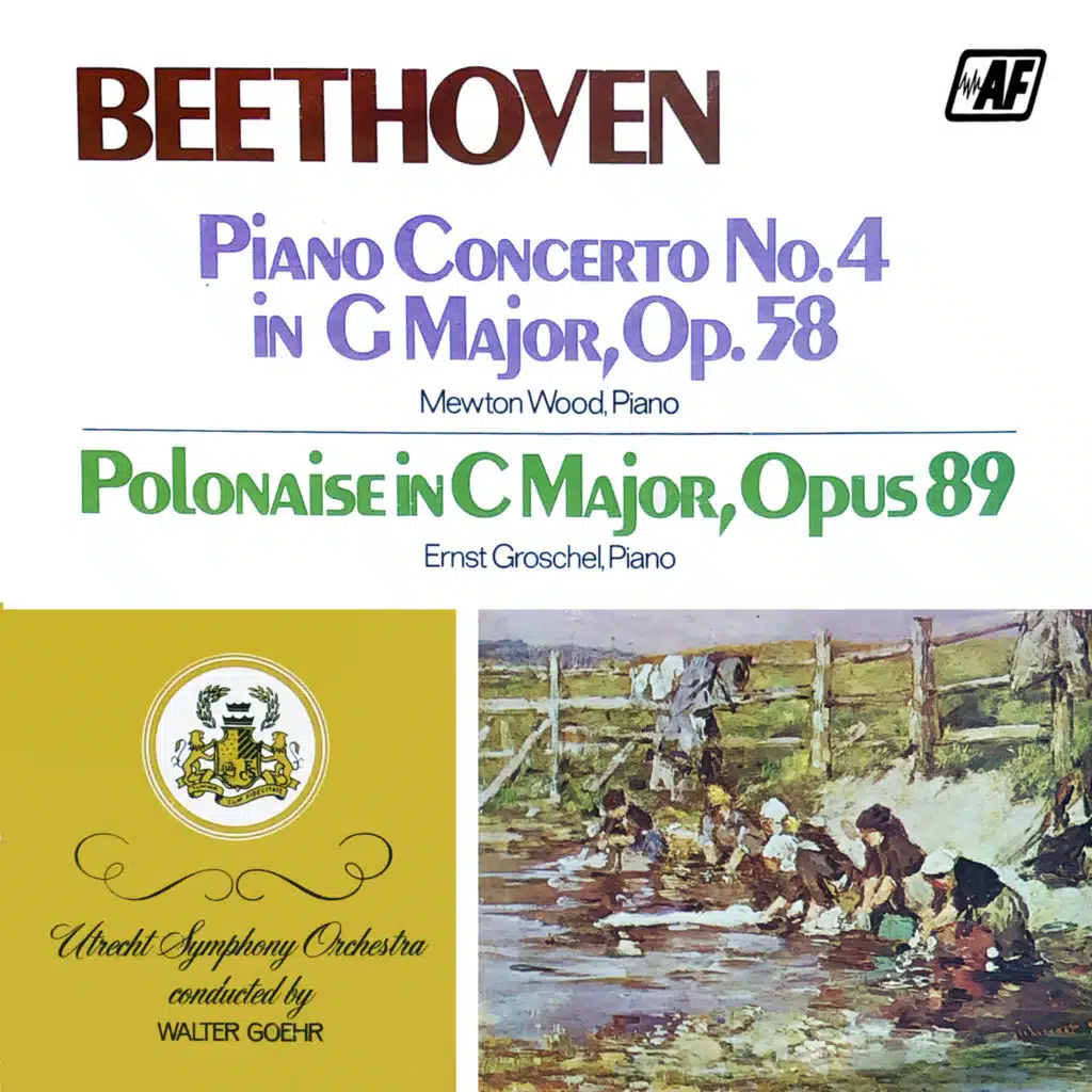 Piano Concerto No. 4 In G Major, Op.58 / Polonaise In C Major, Opus 89