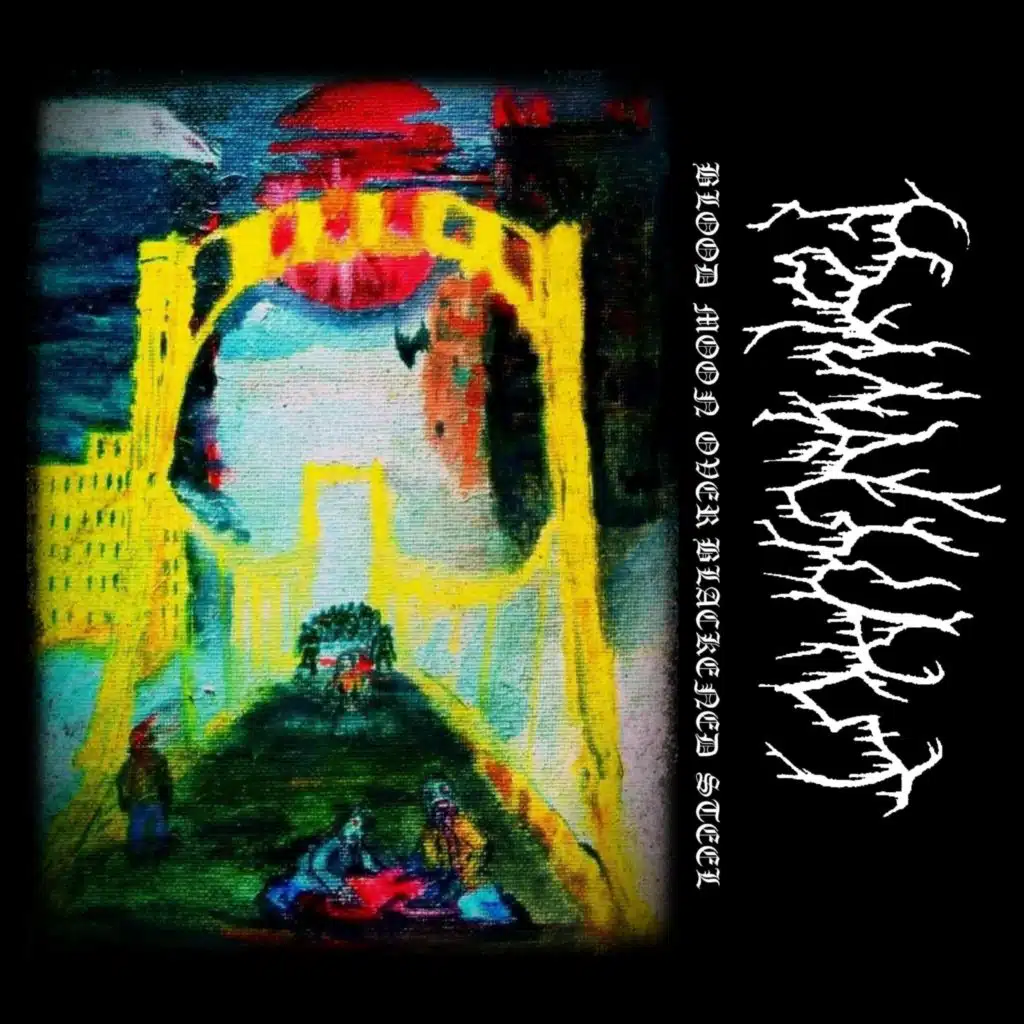 Blood Moon Over Blackened Steel