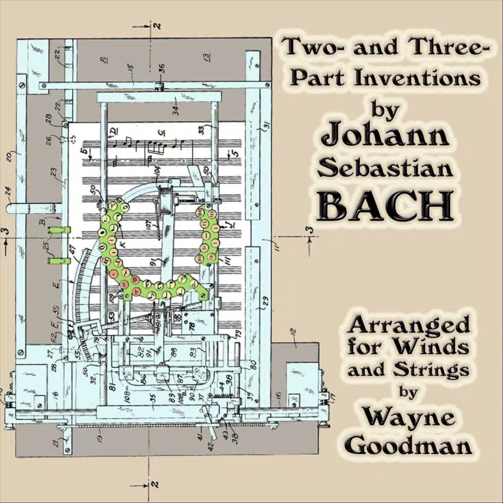 Inventions and Sinfonias, Sinfonia No. 12 in A Major, BWV 798 (Arr. for Winds and Strings)