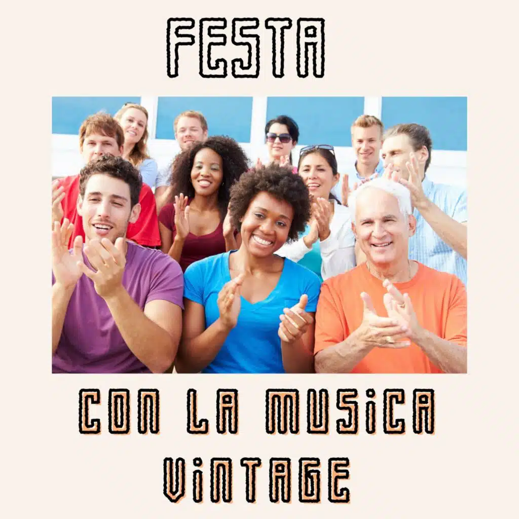 Festa con la musica vintage