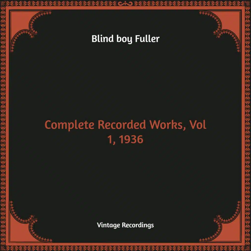 Complete Recorded Works, Vol 1, 1936 (Hq Remastered)