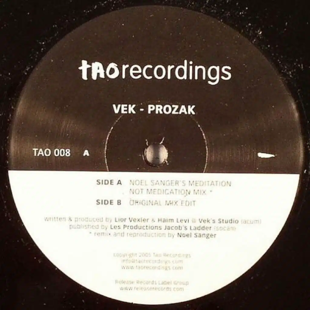 Prozak (Noel Sangers Meditation Not Medication Mix)