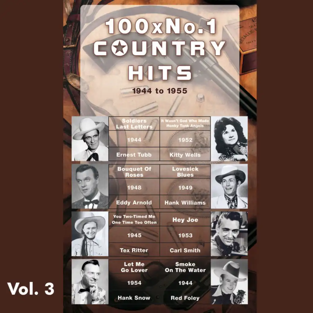 100 x No.1 Country Hits (1944 to 1955) Vol. 3