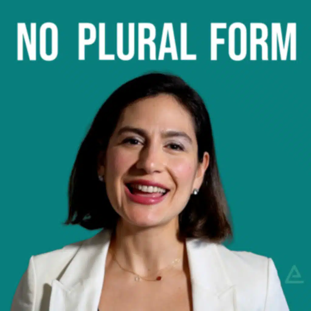 American English Words That Don't Have A Plural