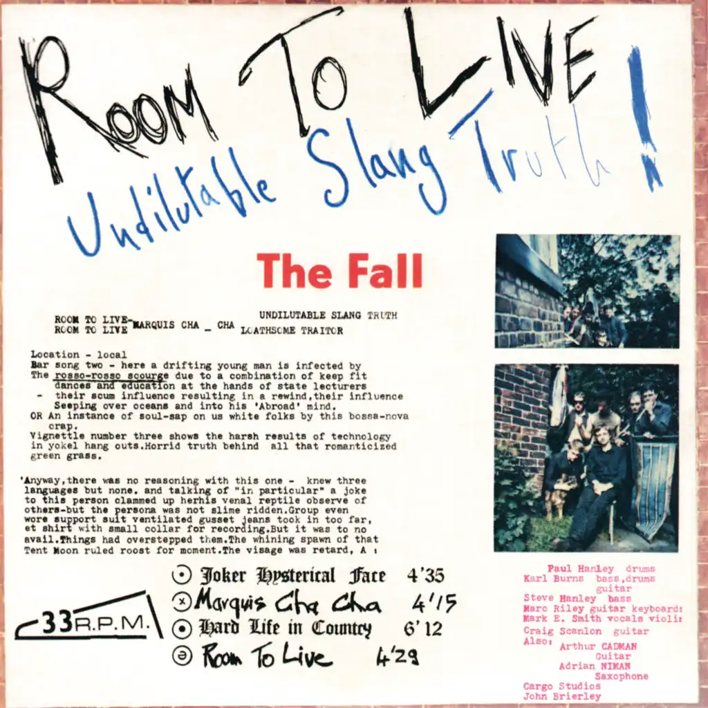 Hard Life In Country (Live, Victoria University, Wellington, New Zealand, 19 August 1982)
