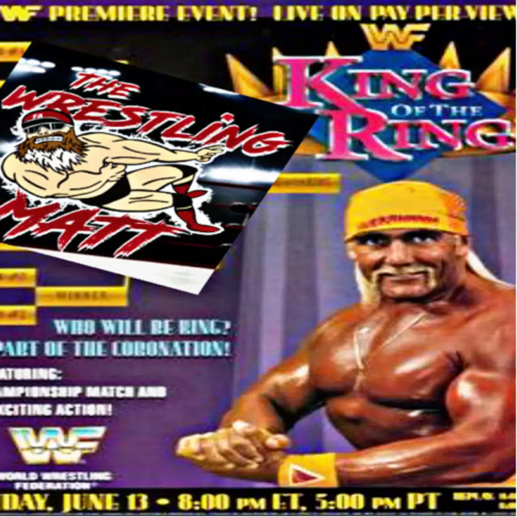 Wrestling - Bret Hart gets the Crown- King of the Ring 1993