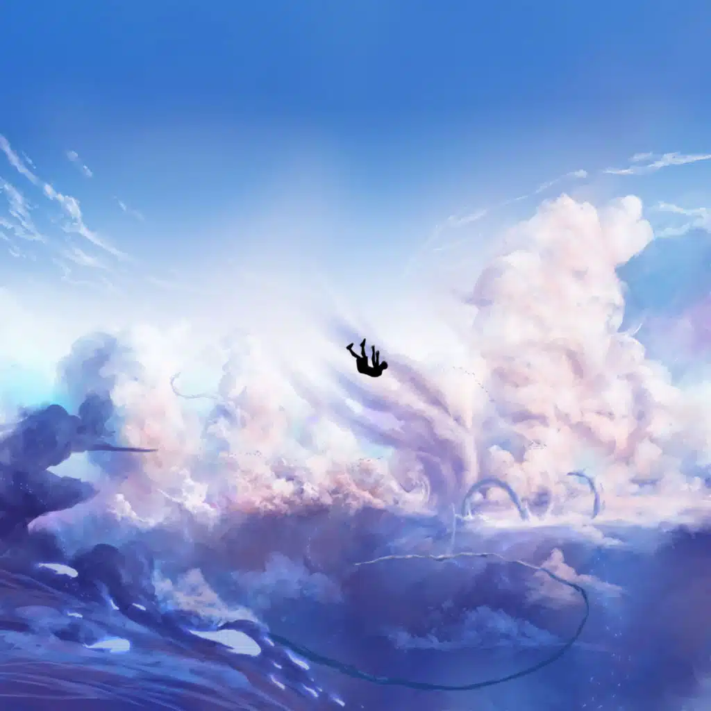 A boy playing a rainbow