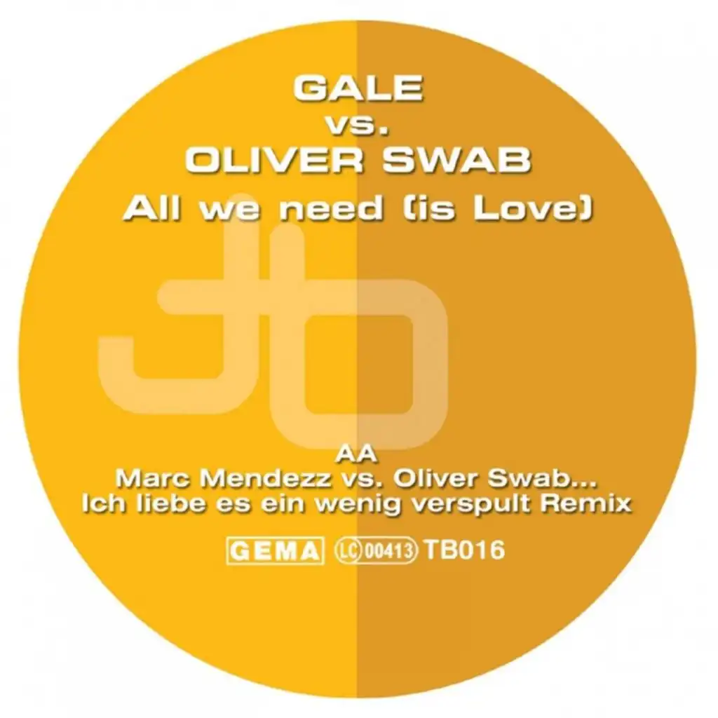 All We Need (Is Love) [Marc Mendezz vs. Oliver Swab ... Ich Liebe Es Ein Wenig Verspult Remix]