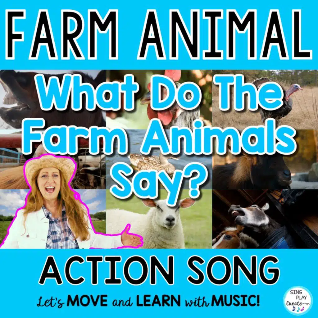 What Do the Farm Animals Say? Farm Animal Names and Sounds Song for Children