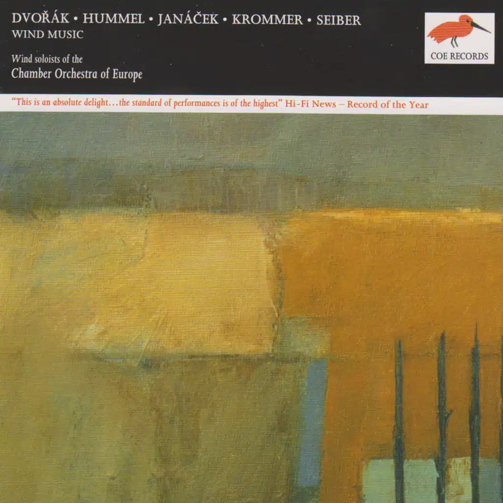 Dvořák, Janáček, Seiber, Hummel, Krommer: Music for Wind Ensemble