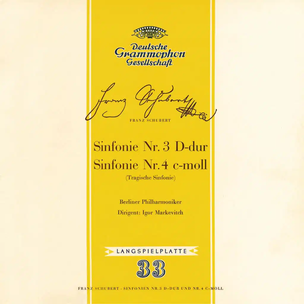 Schubert: Symphonies Nos.3 & 4
