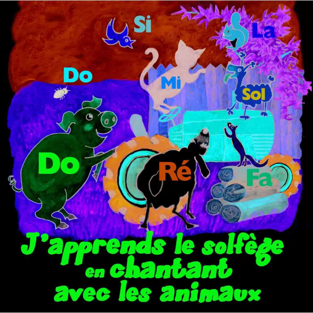 Découverte de DO RE MI FA SOL LA SI DO avec J'ai une puce dans le dos