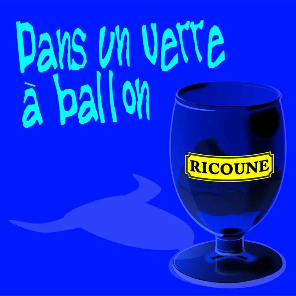 Dans un verre à ballon