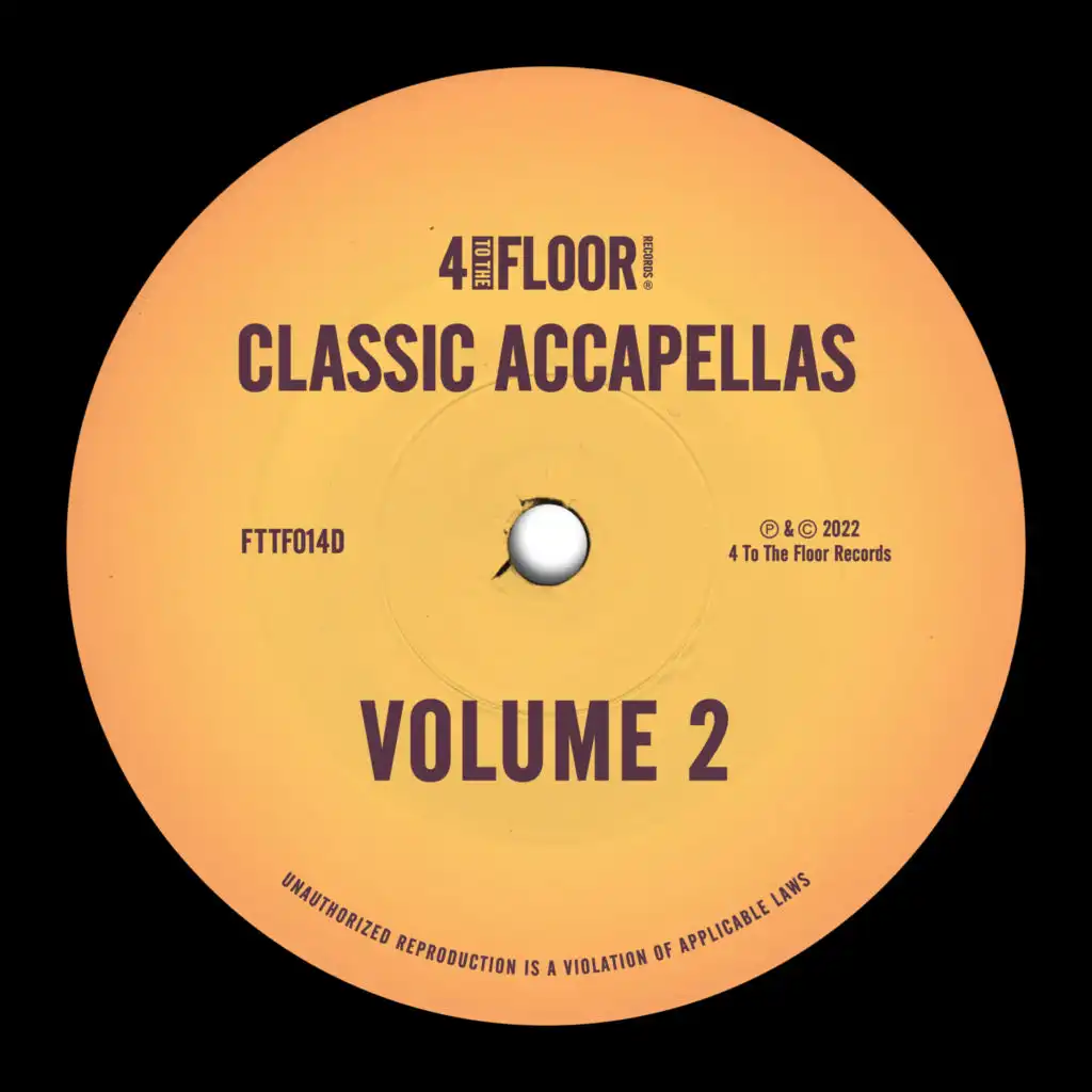 4 To The Floor Accapellas, Vol. 2