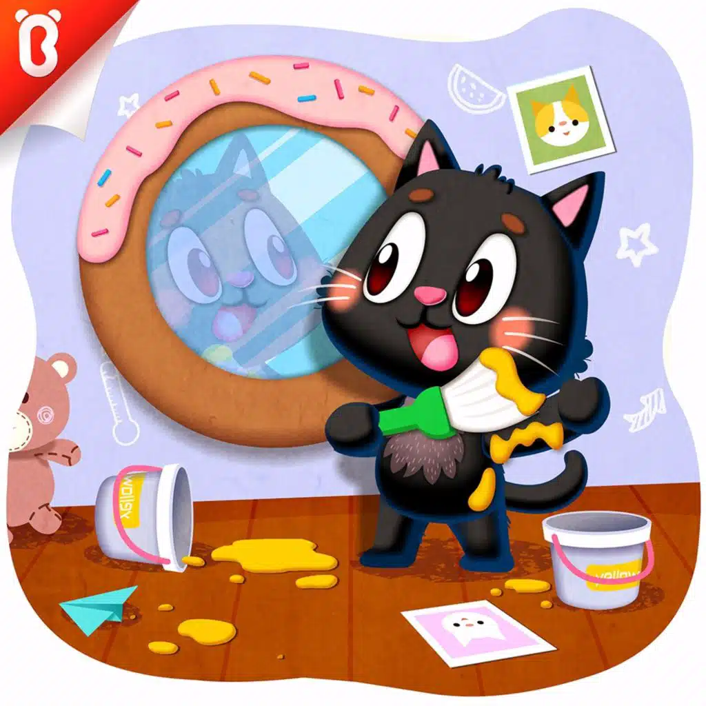 【睡前故事-晚安宝贝】晚安，小黑猫【宝宝巴士故事】