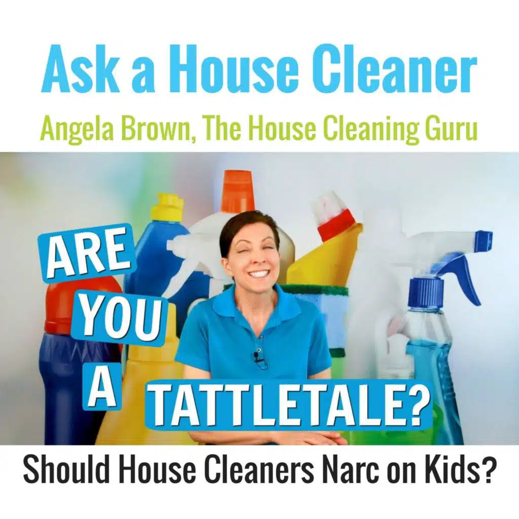 House Cleaners - Do You Tell the Parents?