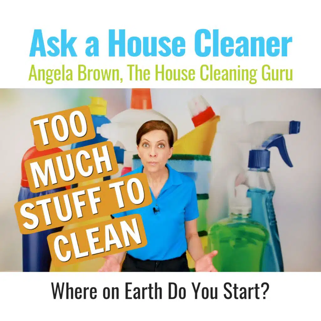 Too Much Stuff to Clean - Where Do You Start?