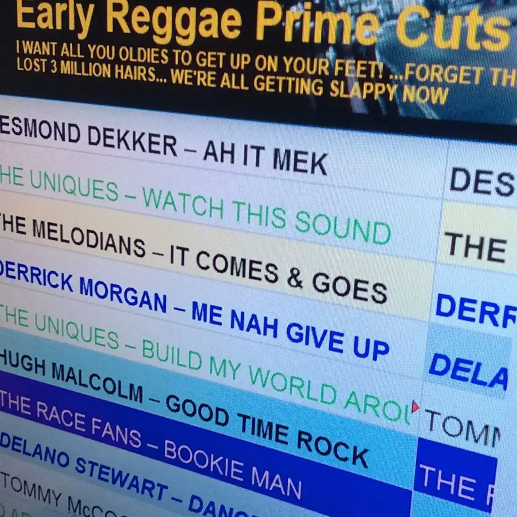 Early Reggae Prime Cuts with kuky3