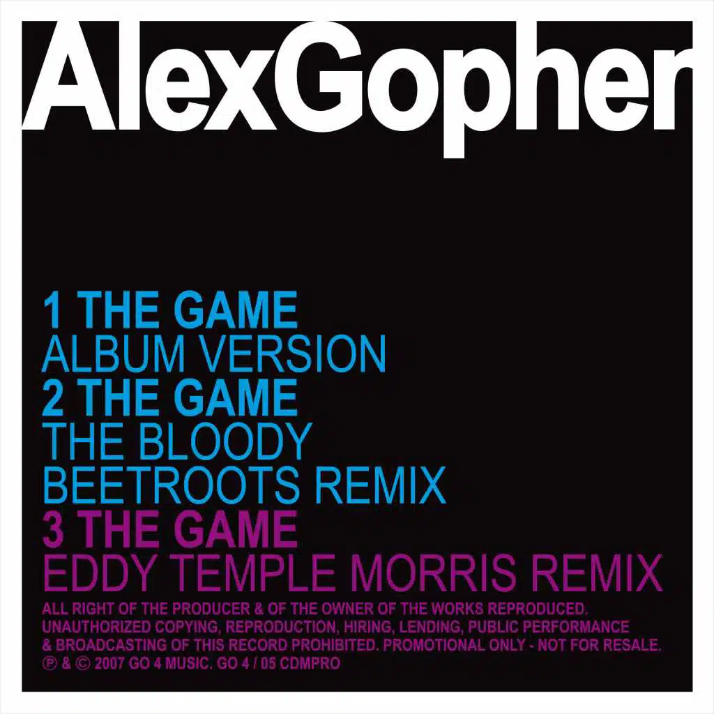 The Game (Eddy Temple Morris remix)