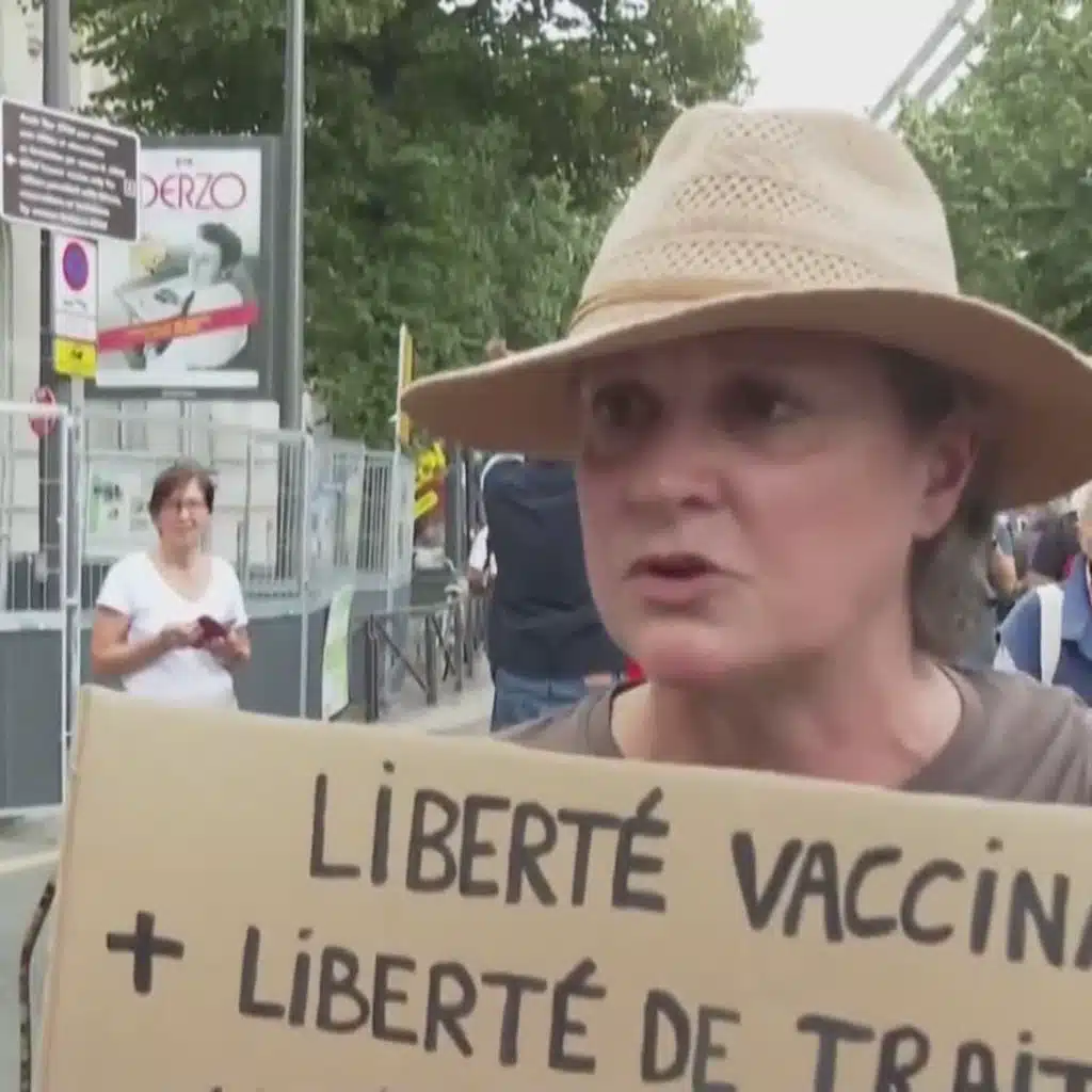 Protesty proti covidovým pasům